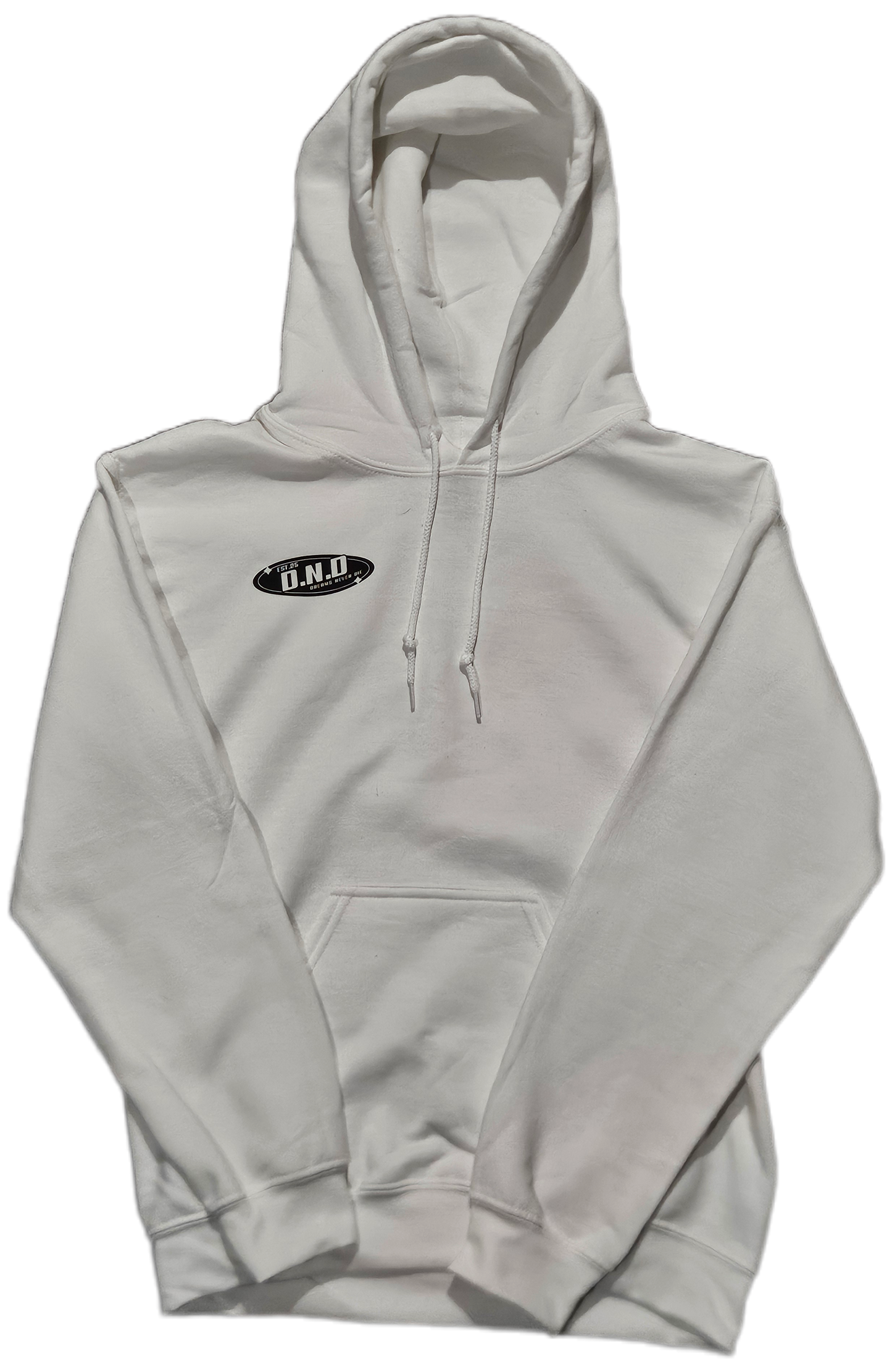 White DND hoodie