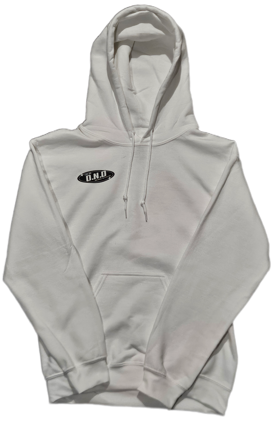 White DND hoodie